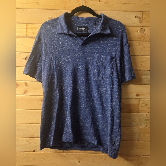 Lucky Brand Other - Lucky Brand Mens Navy Polo Shirt GUC Size M